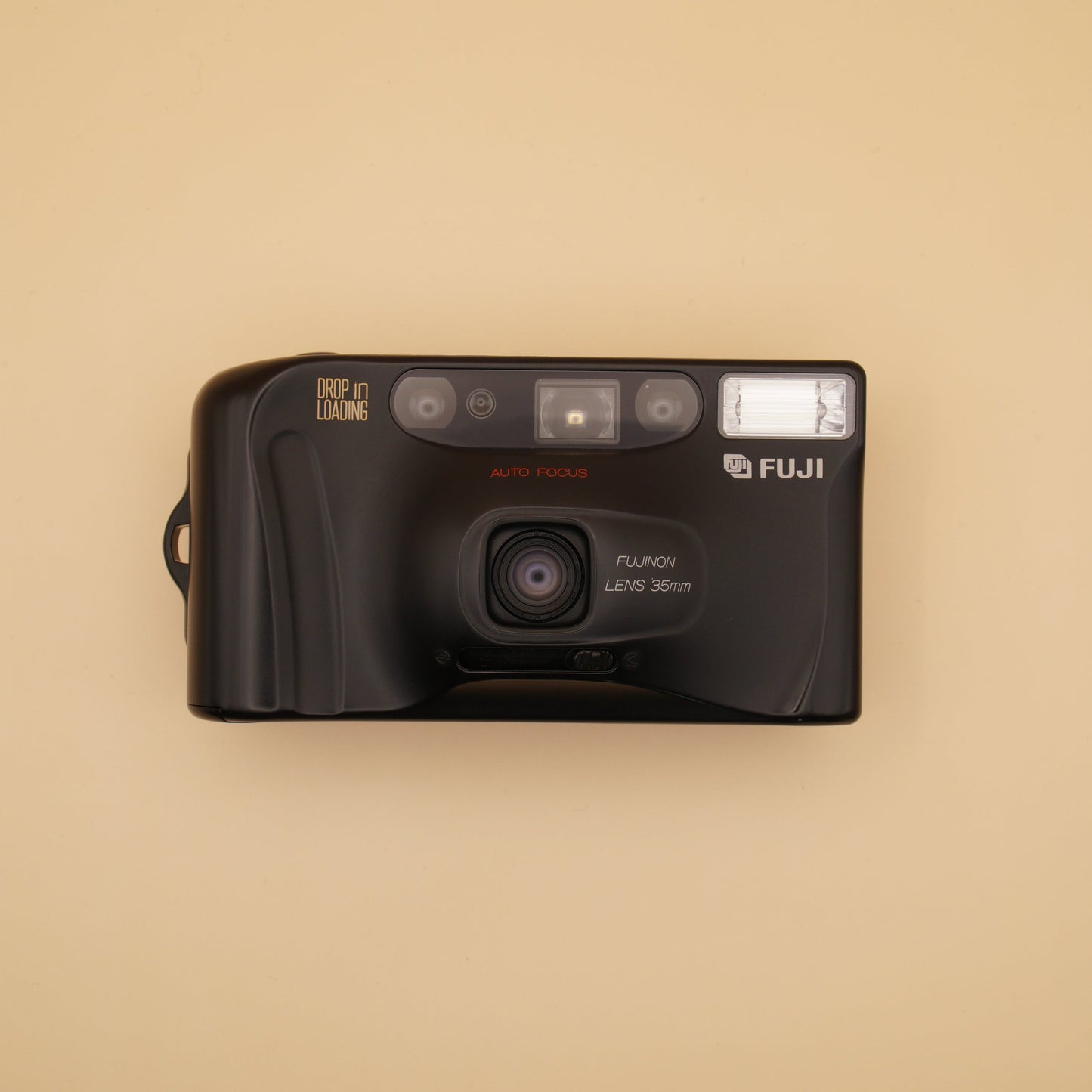Fuji DL-80 35mm compact film camera – vintage point-and-shoot with built-in flash