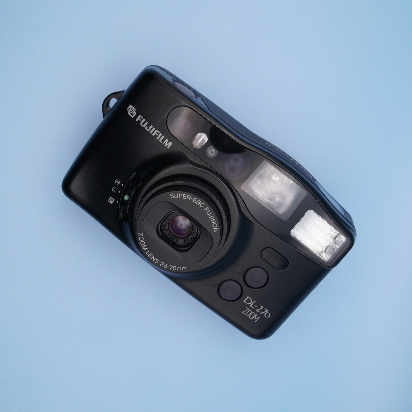 Fujifilm DL-170 Zoom 35mm point-and-shoot film camera with built-in flash and 35–70mm Fujinon zoom lens