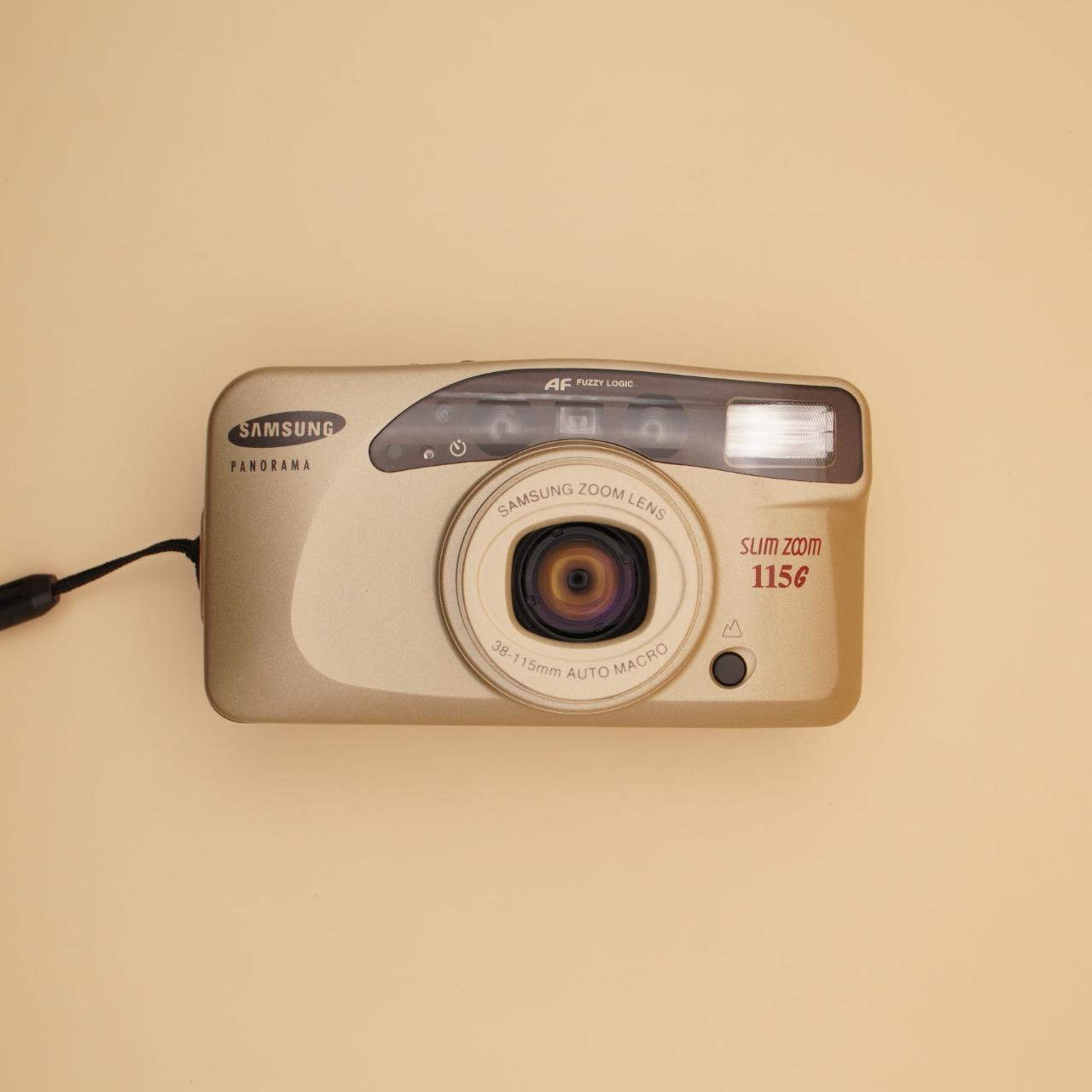 Samsung Slim Zoom 115G Compact Point and Shoot 35mm Film Camera - Last Camera Store