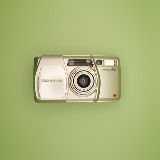 Olympus Superzoom 80s Compact Point and Shoot 35mm Film Camera - Last Camera Store