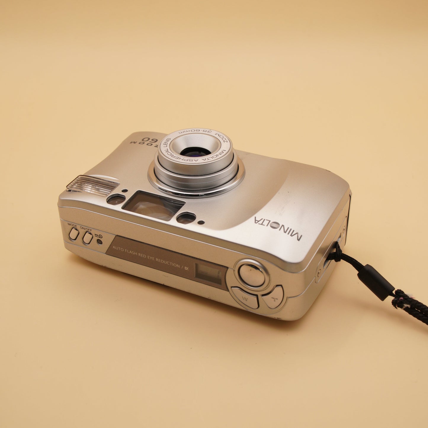 Minolta Zoom 60 Compact Point and Shoot 35mm Film Camera integrated flash