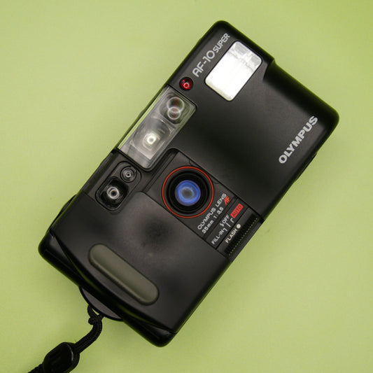 Olympus AF-10 Super Compact Point and Shoot 35mm Film Camera - Last Camera Store