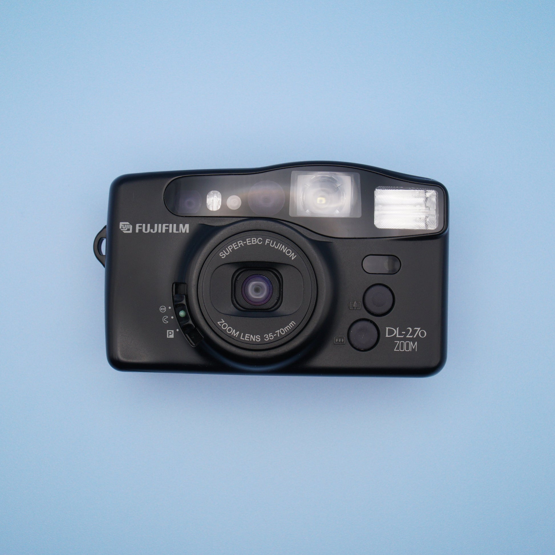 Fujifilm DL-170 Zoom 35mm point-and-shoot film camera with built-in flash and 35–70mm Fujinon zoom lens