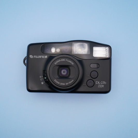 Fujifilm DL-170 Zoom 35mm point-and-shoot film camera with built-in flash and 35–70mm Fujinon zoom lens
