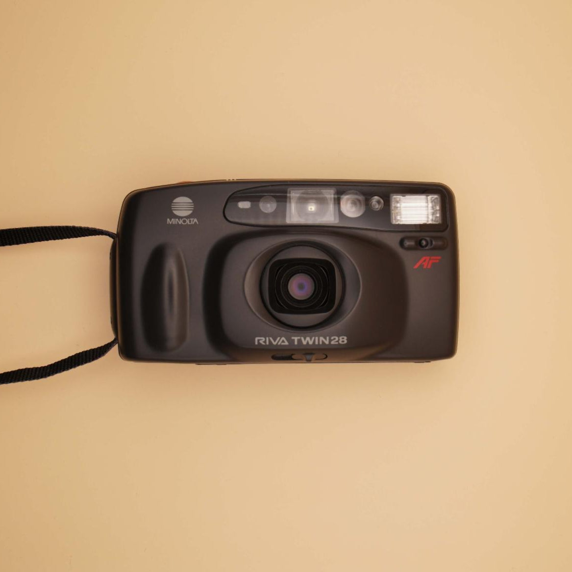 Minolta Riva Twin 28 Compact Point and Shoot 35mm Film Camera