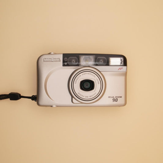 Minolta Riva Zoom 70 Compact Point and Shoot 35mm Film Camera - Last Camera Store