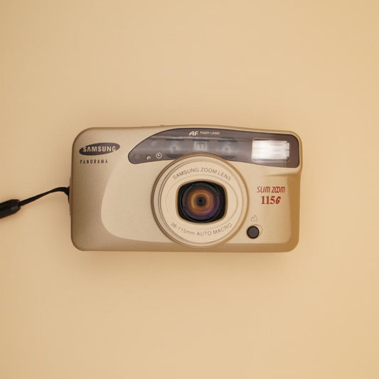 Samsung Slim Zoom 115G Compact Point and Shoot 35mm Film Camera - Last Camera Store