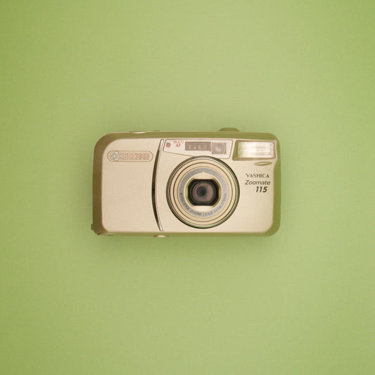 Yashica Zoomate 115 Compact Point and Shoot 35mm Film Camera