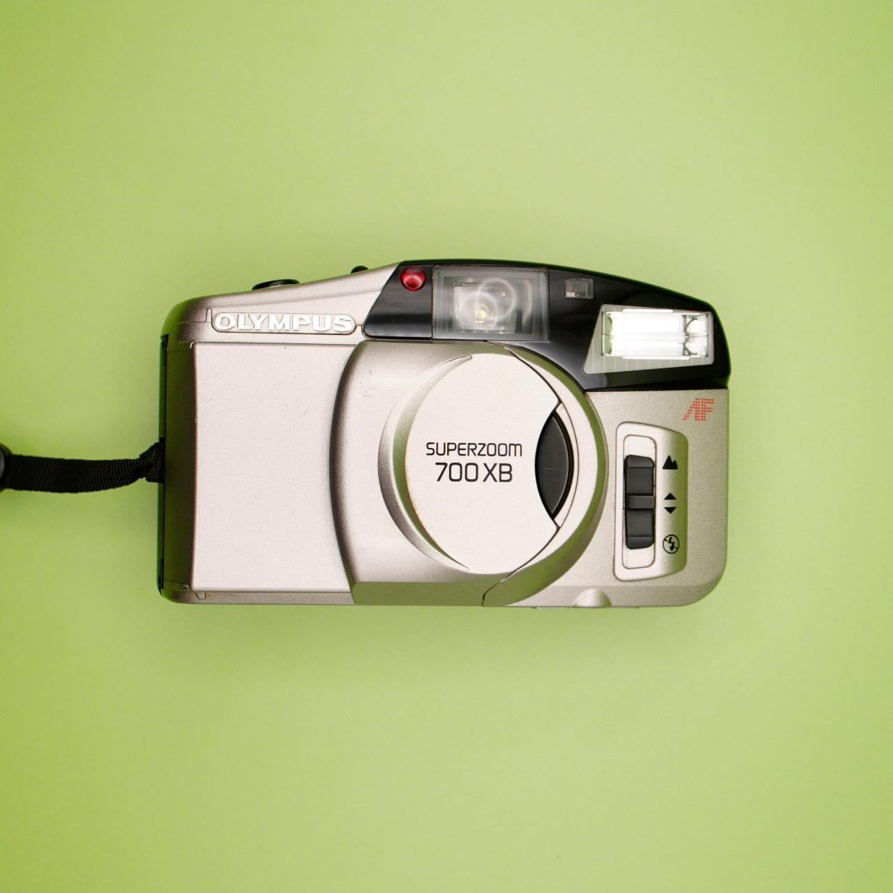 Olympus 700XB Compact Point and Shoot 35mm Film Camera [Silver] - Last Camera Store